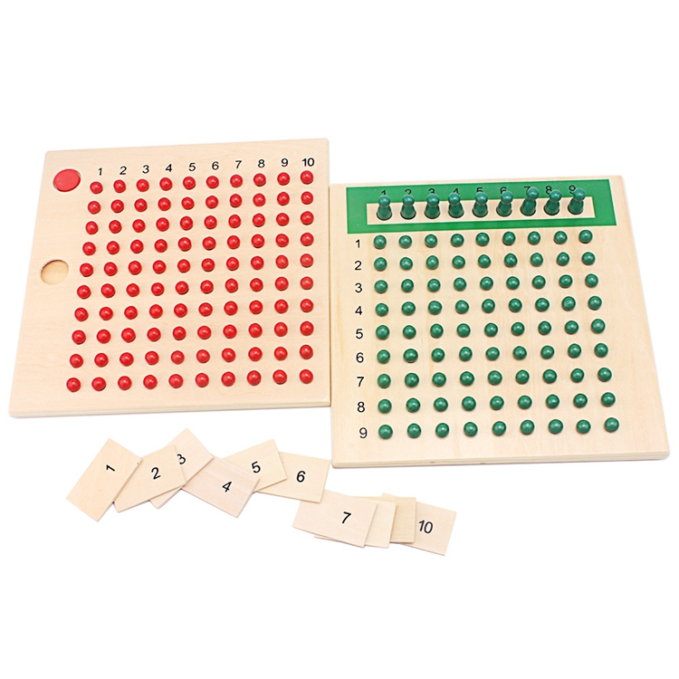Planche à dés pour apprendre les tables de multiplications - Un petit génie