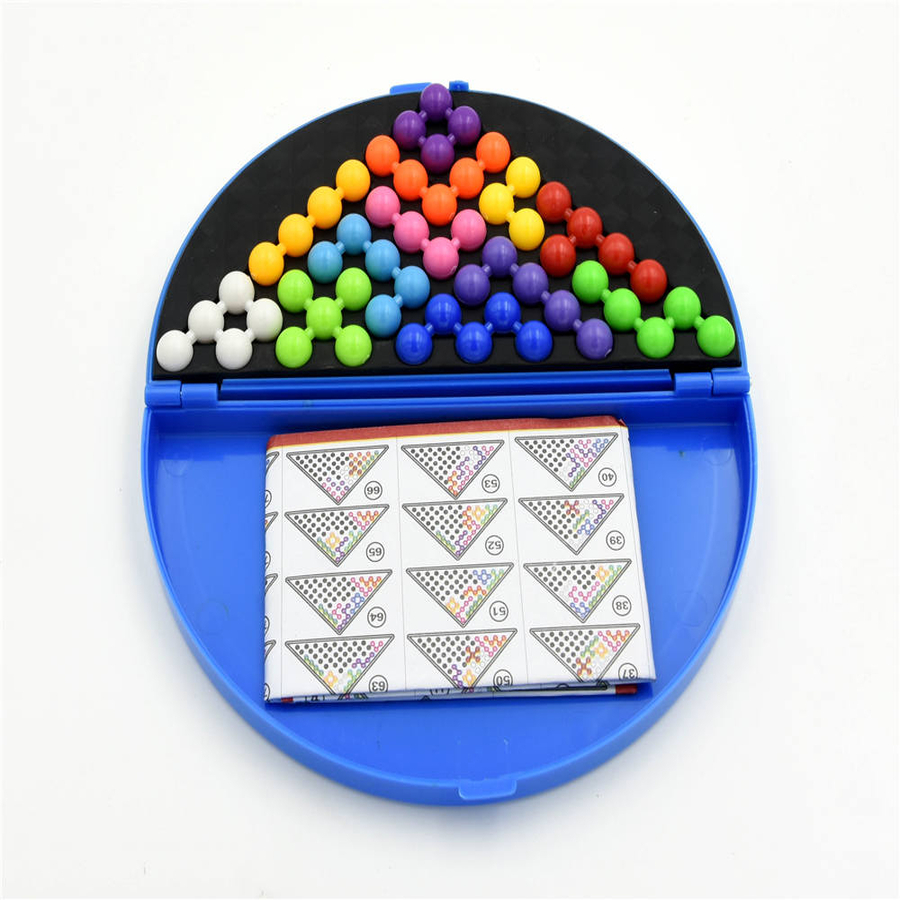 Puzzle casse-tête avec perles colorées - Un petit génie