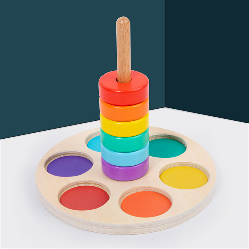 Assortir les formes et couleurs Jeu éducatif bois Enfant 2 ans + - Un jeux  des jouets