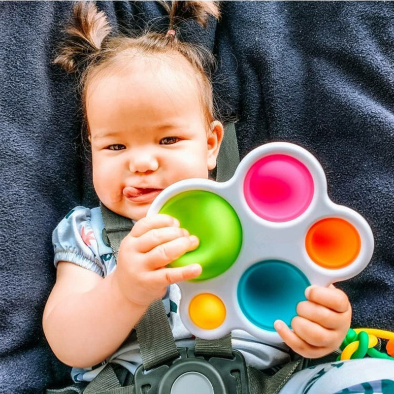 Jouet pour bébé, Montessori, planche d'exercice - Un petit génie