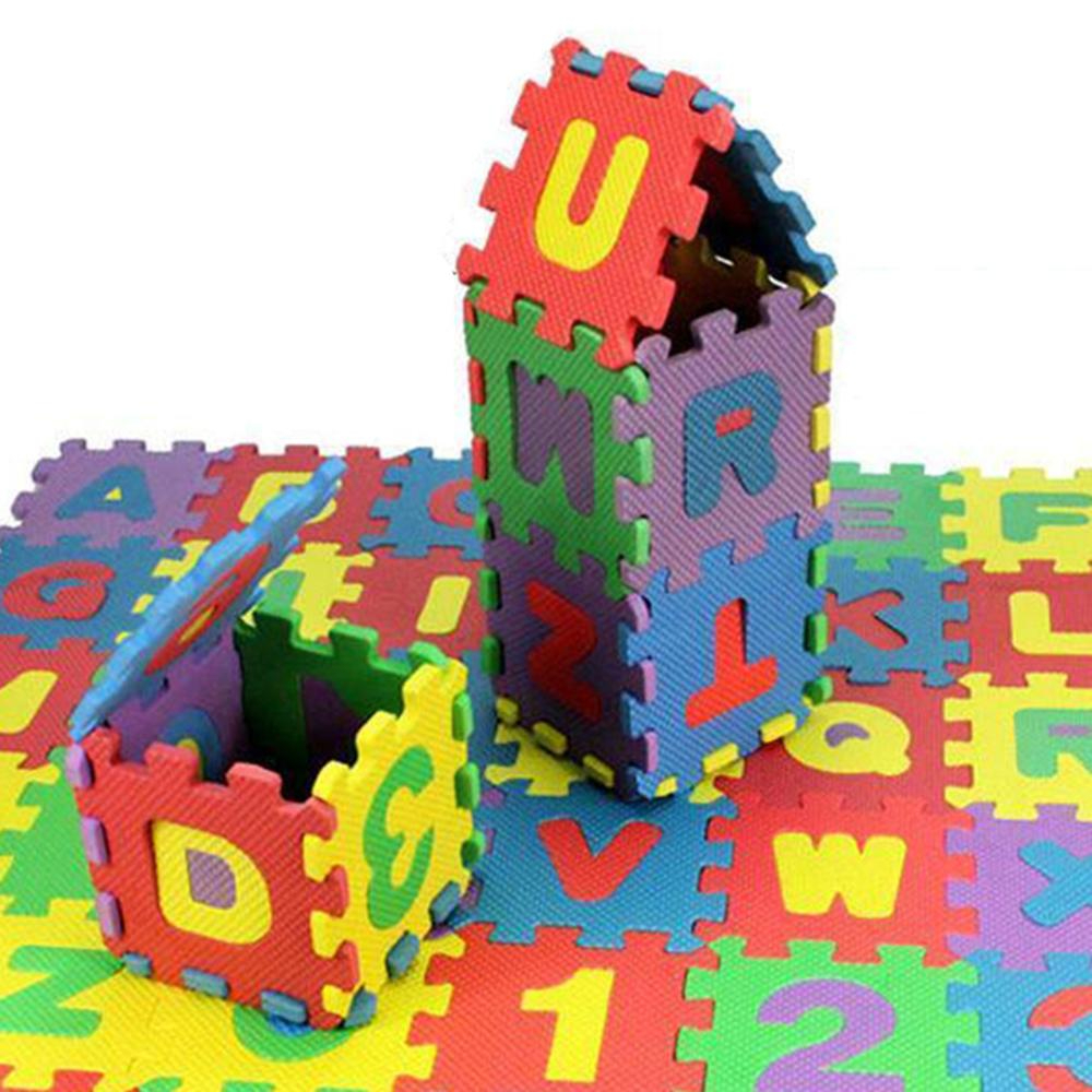 Tapis d'éveil puzzle alphabet montessori pour enfant - Un petit génie