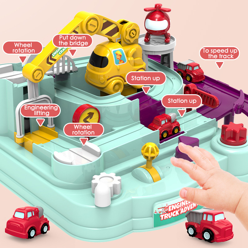 Circuit de voiture Montessori - Circuit éducatif pour enfant, jouet  éducatif montessori
