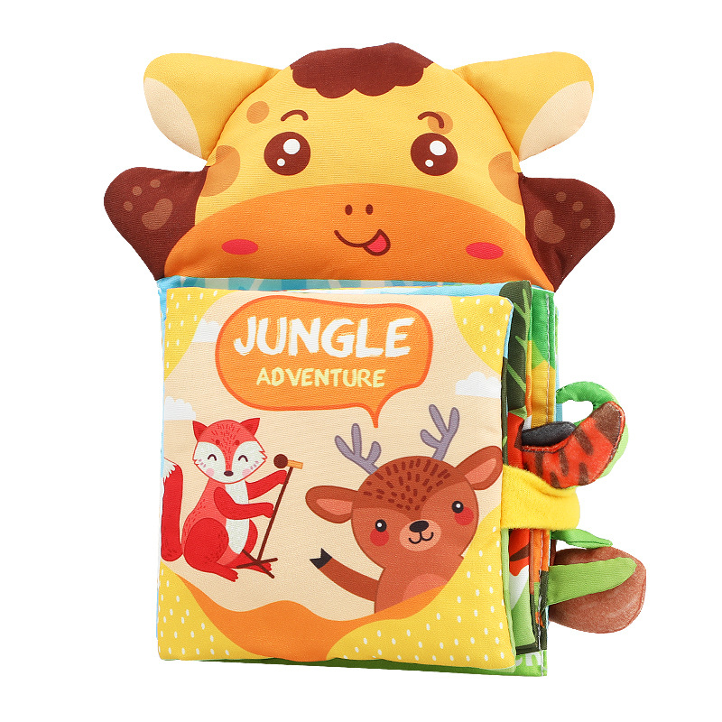 Livre tissu montessori jungle - Un petit génie